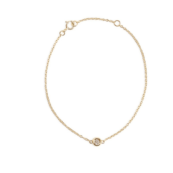 Marrin Costello Soleil Gold Plated Sterling Silver Bracelet with White Topaz - Picture 2 of 4